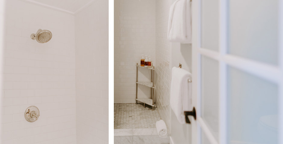 Shower & shower fixture detail